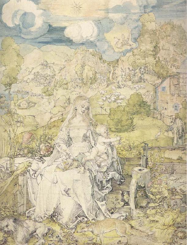 The Virgin with a Multitude of Animals, Albrecht Durer